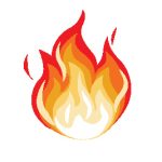 Safety and fire department icon imen control avan